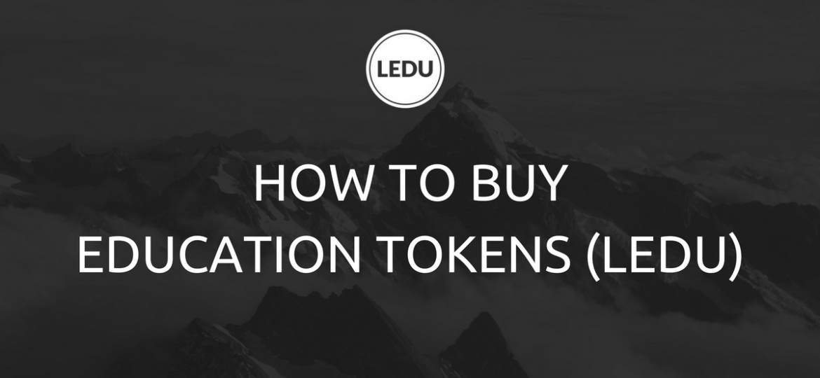 How to Buy Education Tokens (LEDU)