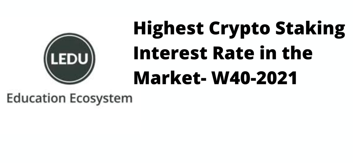 Crypto Staking Interest Rate